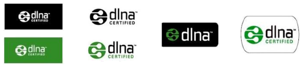 DLNAに準拠している製品の認定ロゴ